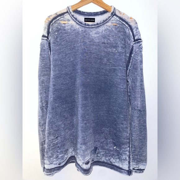 Saks Fifth Avenue Other - Saks Fifth Avenue Custom Distressed Sweater